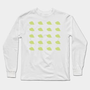 Simple Spring Leaves pack- Pastel Green Long Sleeve T-Shirt